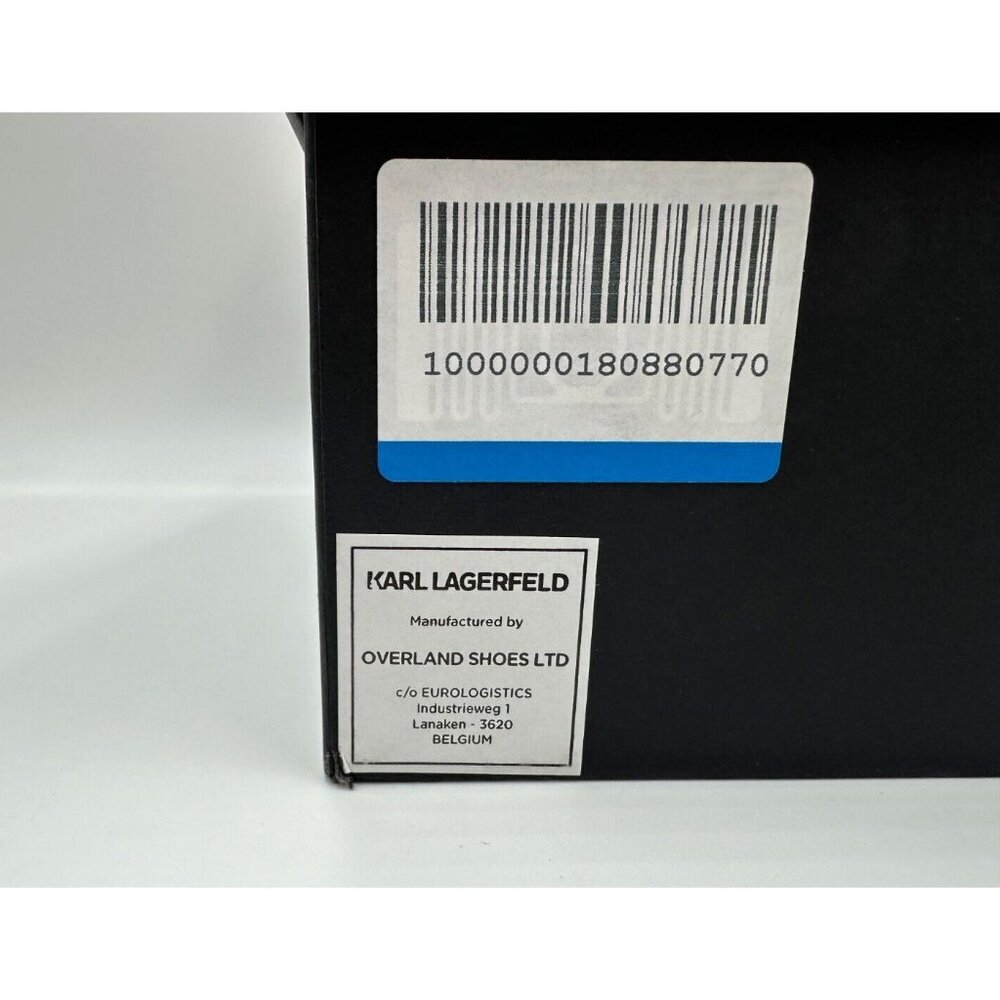 NIB Karl Lagerfeld Women Sneakers kapri Signia Leather KL62510A US 9 HTF - Picture 14 of 16